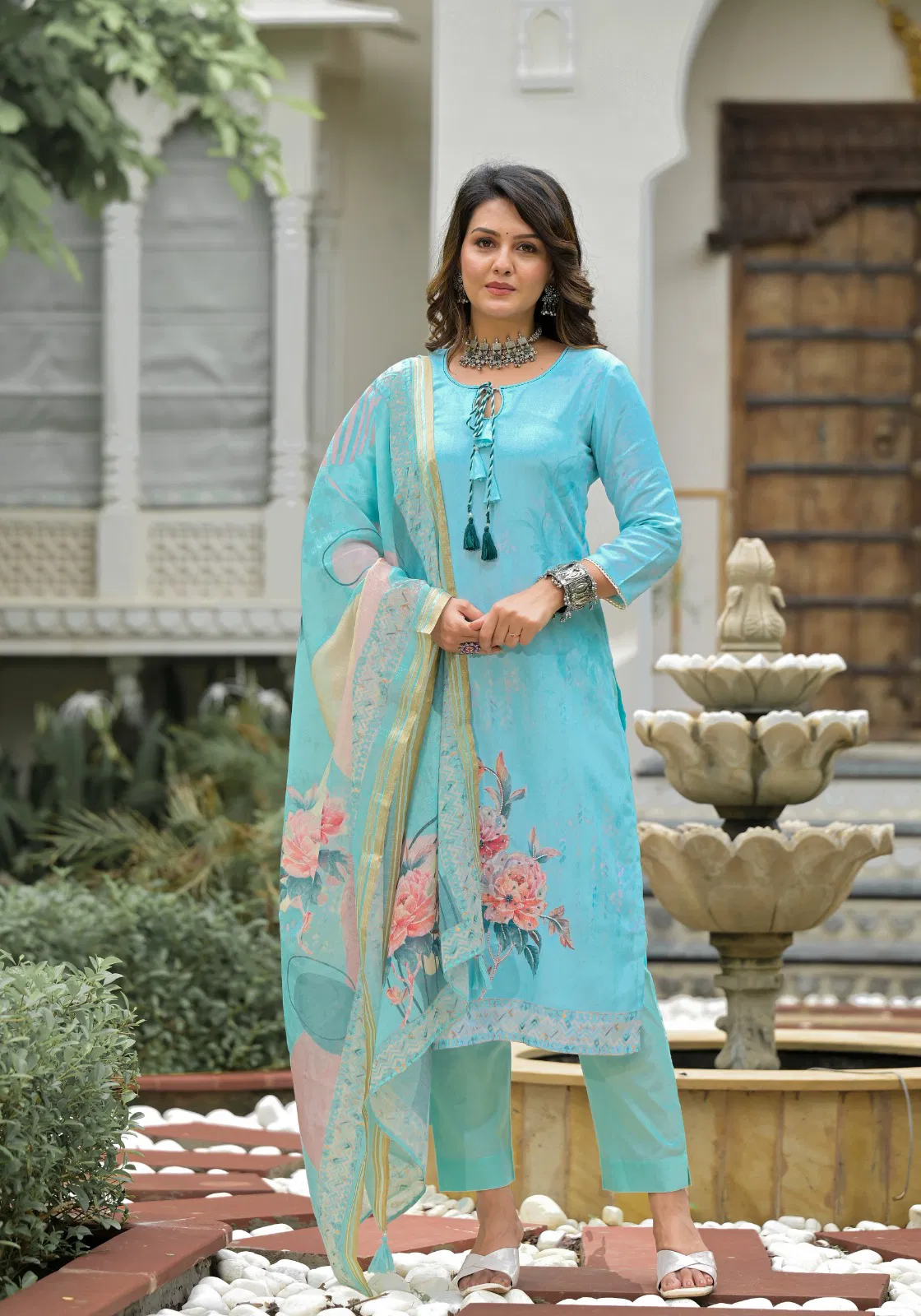 Label Khoj 9751-52 Linen Printed Designer Readymade Suits Wholesale Price In Surat